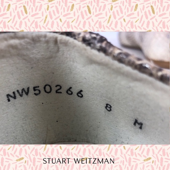 Stuart Weitzman Snakeskin Ballet Flats - Picture 4 of 7